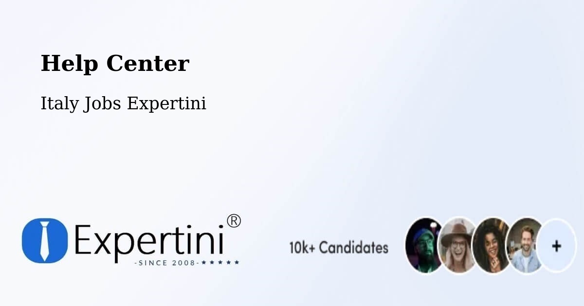 Help Center - Italy Jobs Expertini